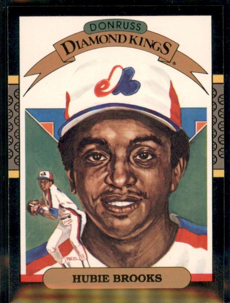 1987 Donruss Baseball Hubie Brooks #17 PSA 9