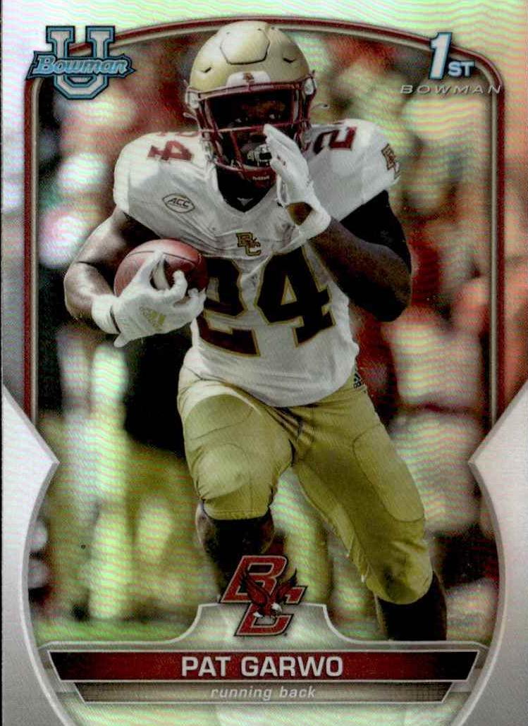 2022 Bowman University Chrome Football Refractor Pat Garwo #40
