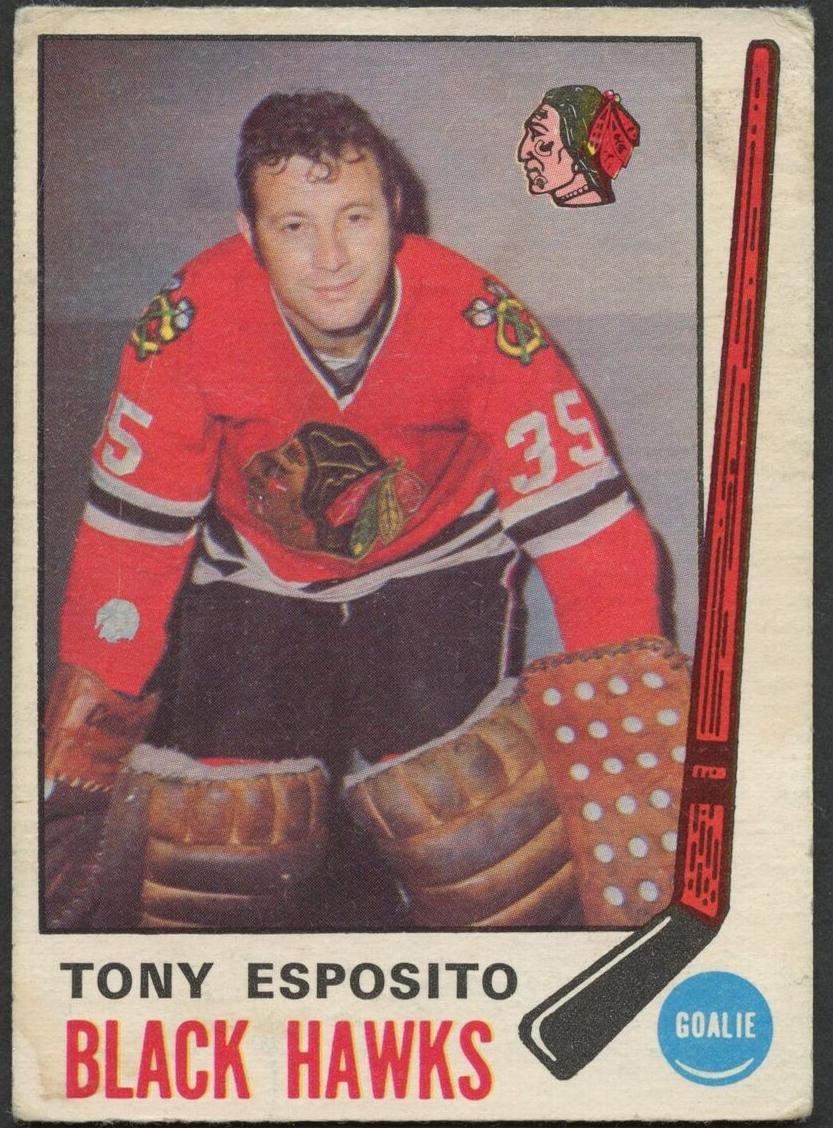 1969 O-Pee-Chee Hockey Tony Esposito #138