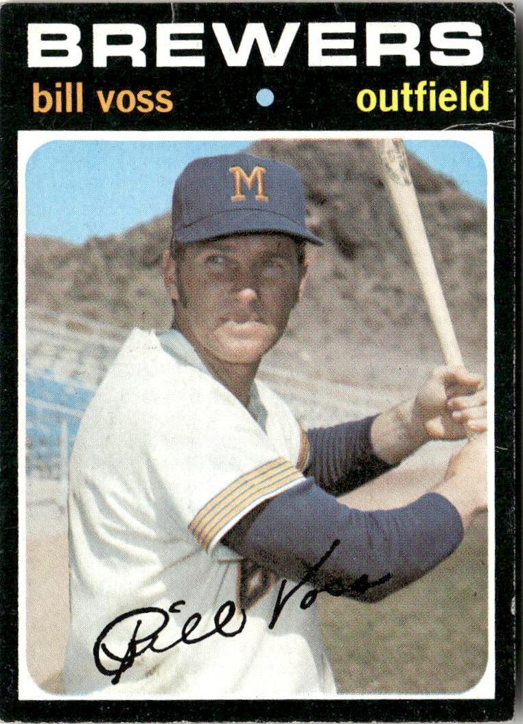 1971 Topps Baseball Bill Voss #671