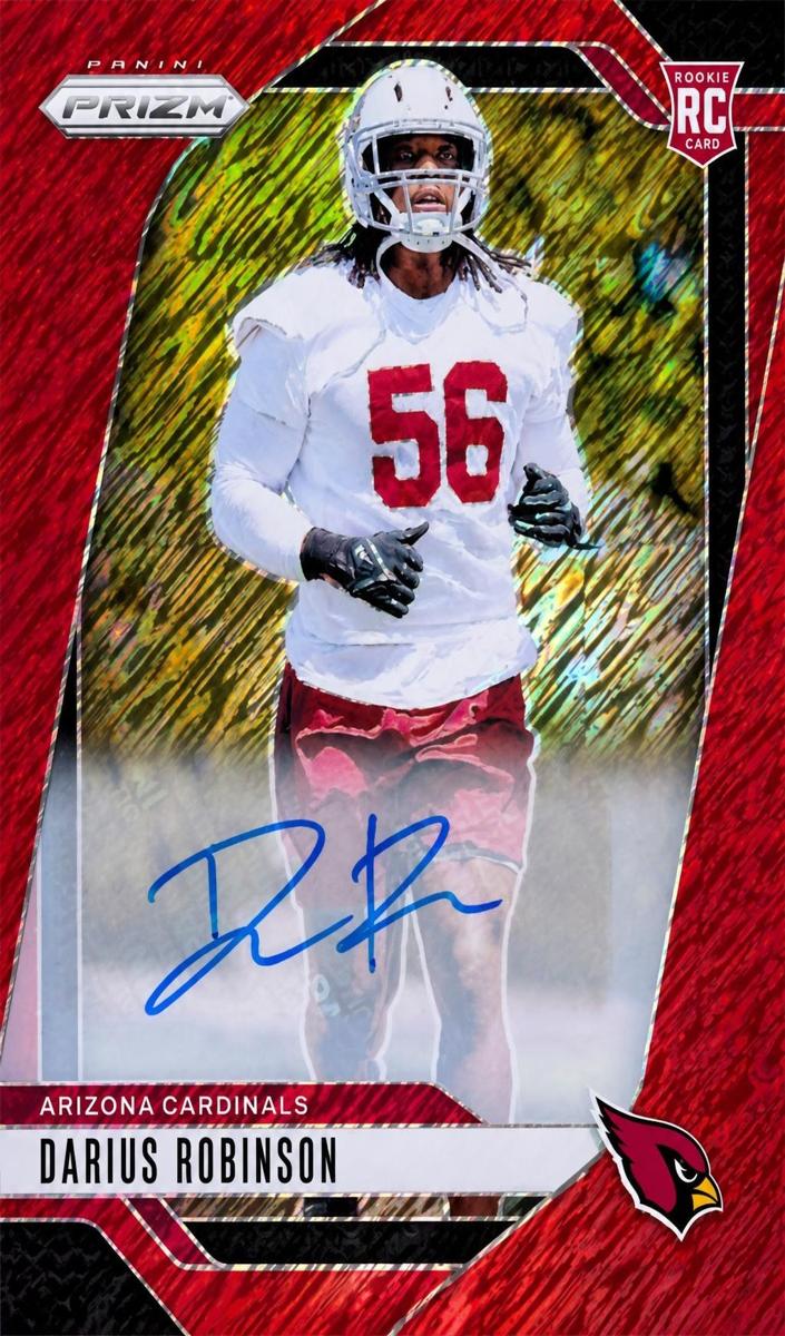 2024 Panini Prizm Football Red Shimmer Darius Robinson #325