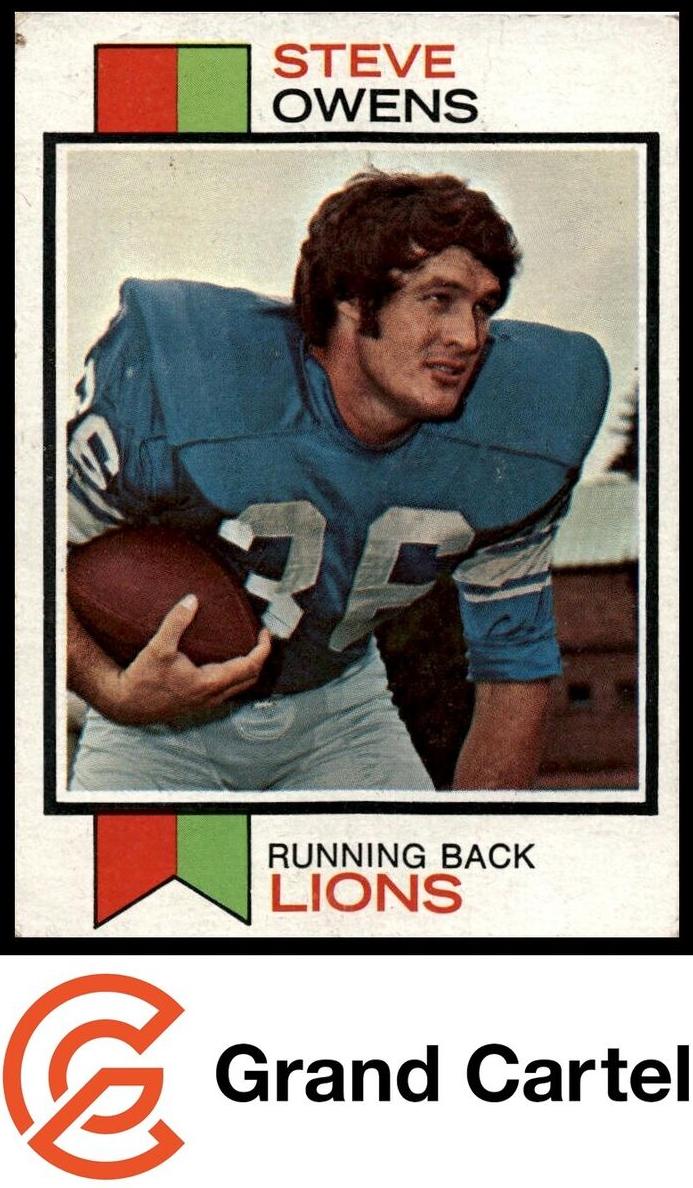 1973 Topps Football Steve Owens #495 PSA 9
