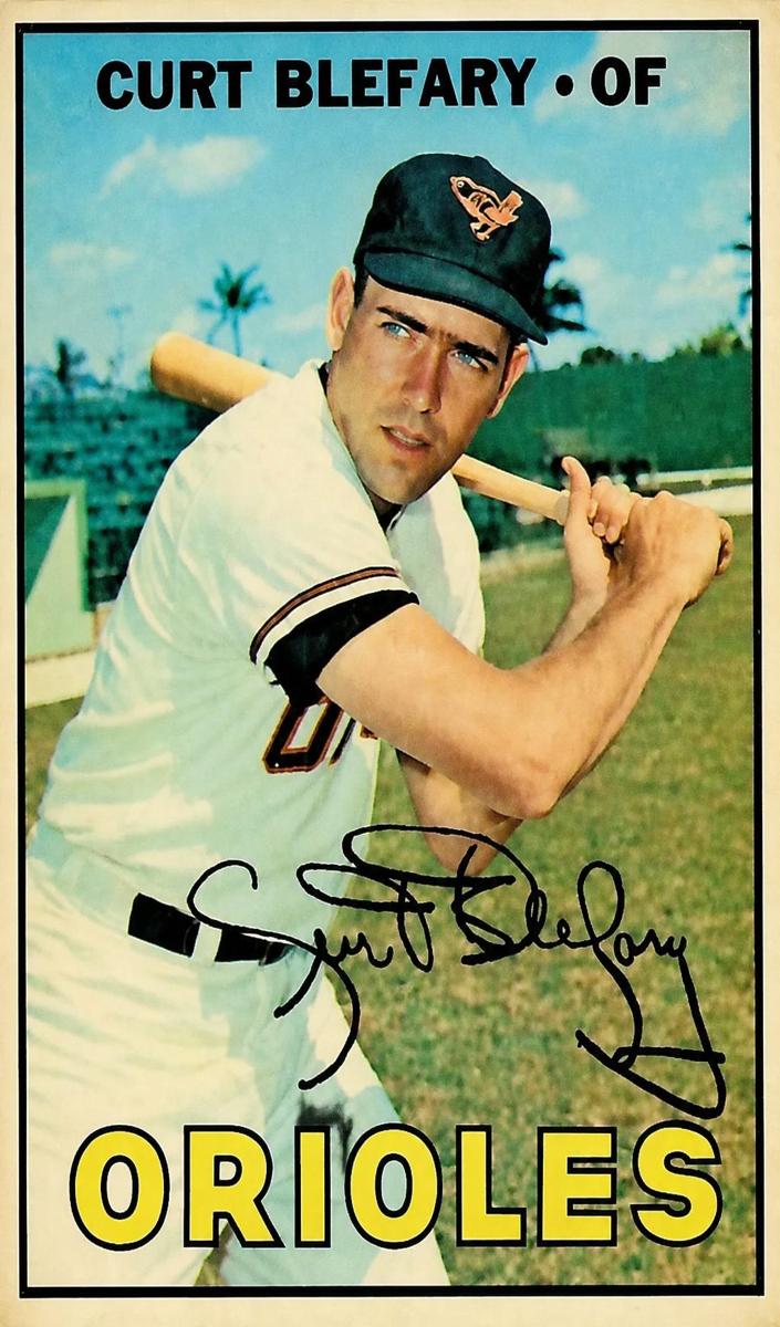 1967 O-Pee-Chee Baseball Curt Blefary #180