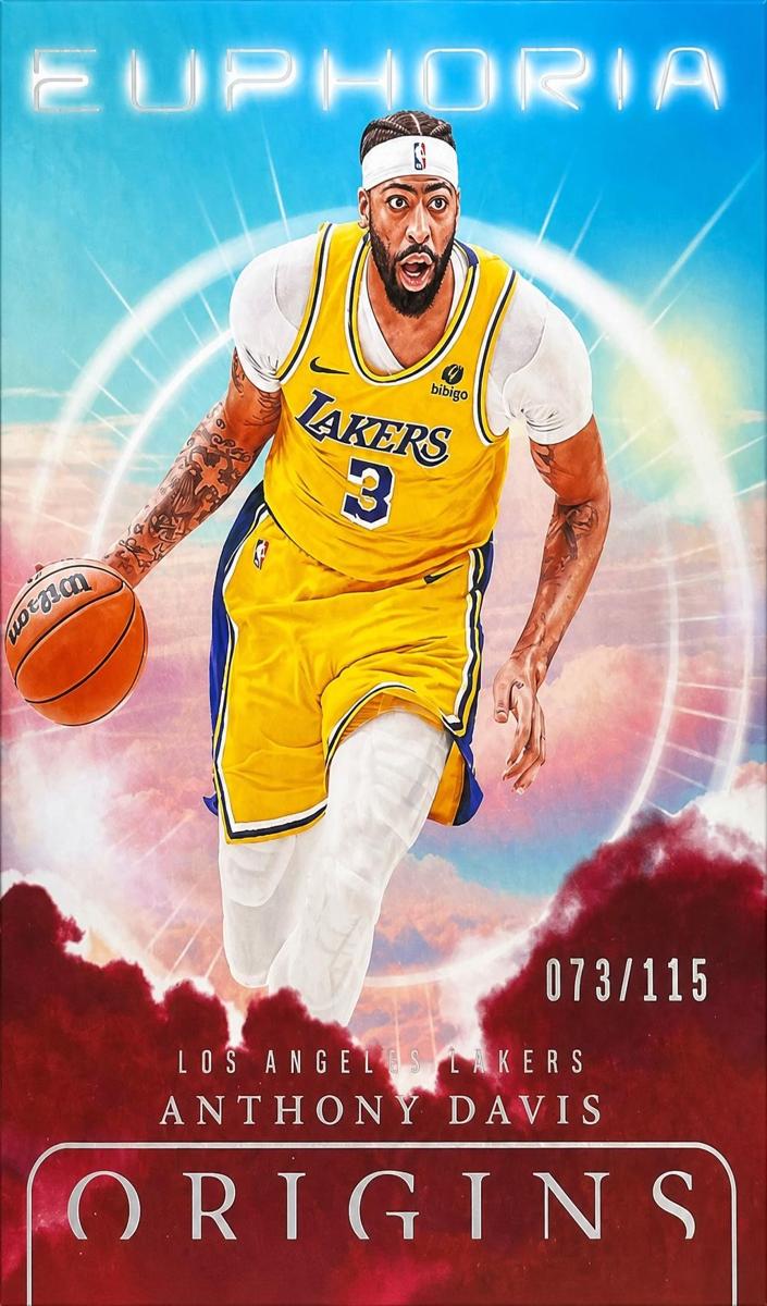2024 Panini Origins Basketball Maroon Anthony Davis #17 PSA 9