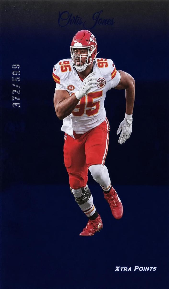 2024 Panini Prestige Football Blue Xtra Points Chris Jones #149
