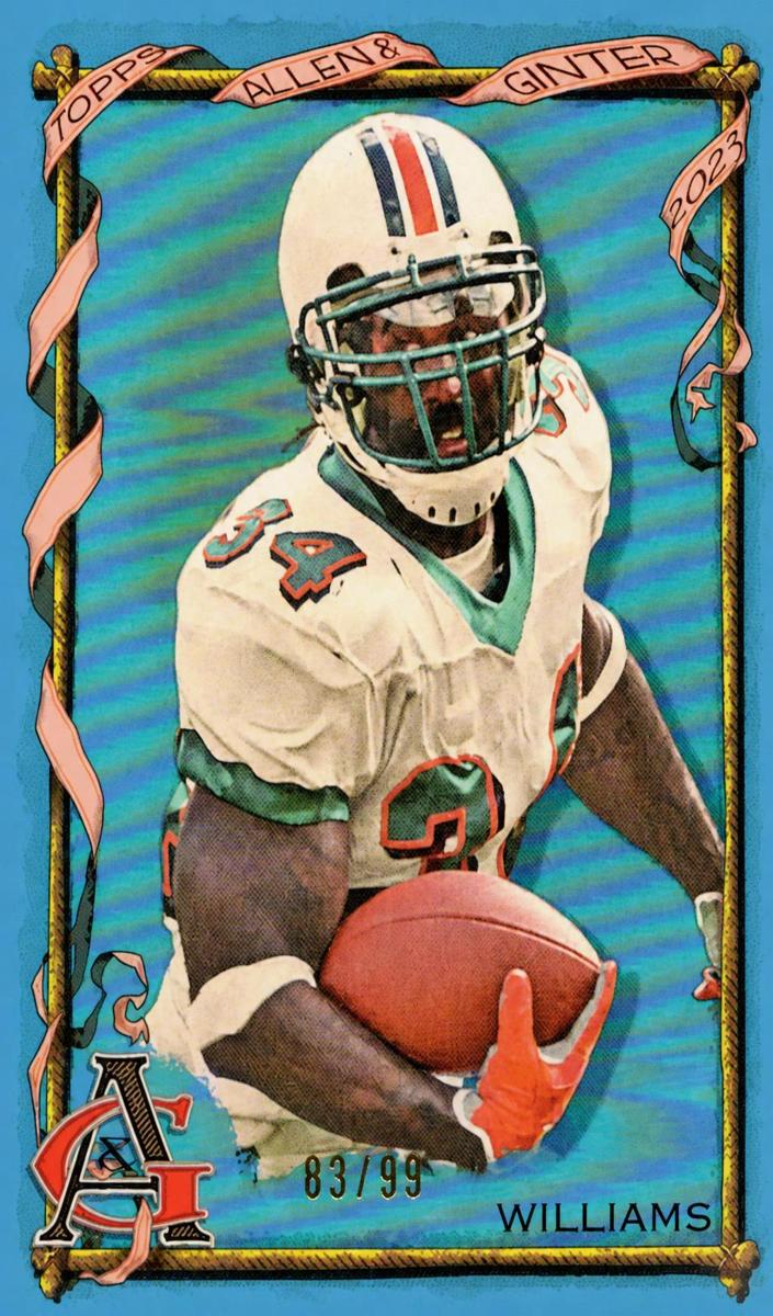 2023 Topps Composite Football Blue Portrait Ricky Williams #413