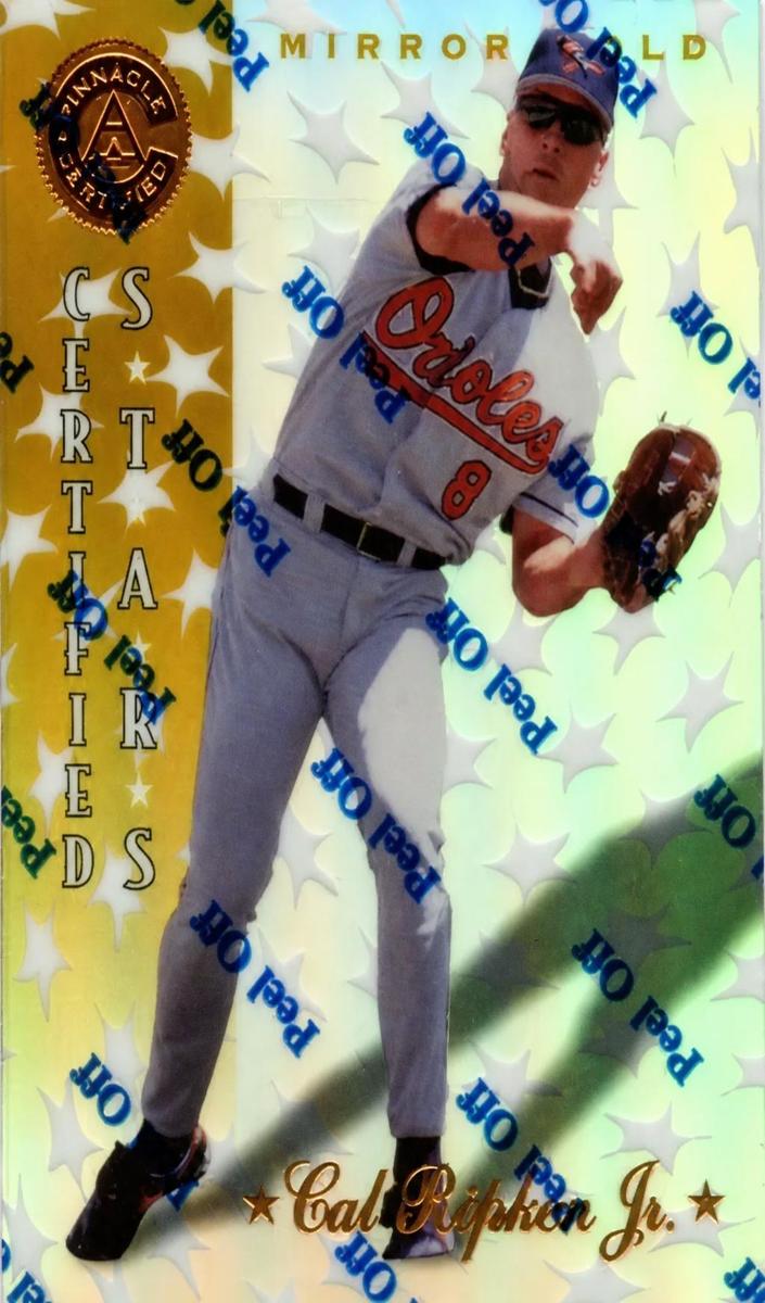 1997 Pinnacle Certified Baseball Mirror Gold Cal Ripken Jr. #146