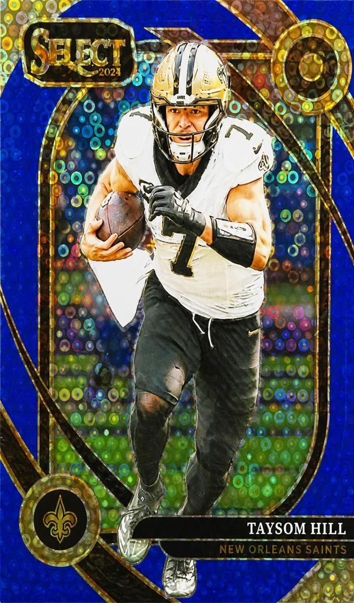 2024 Panini Select Football Blue Disco Taysom Hill #295