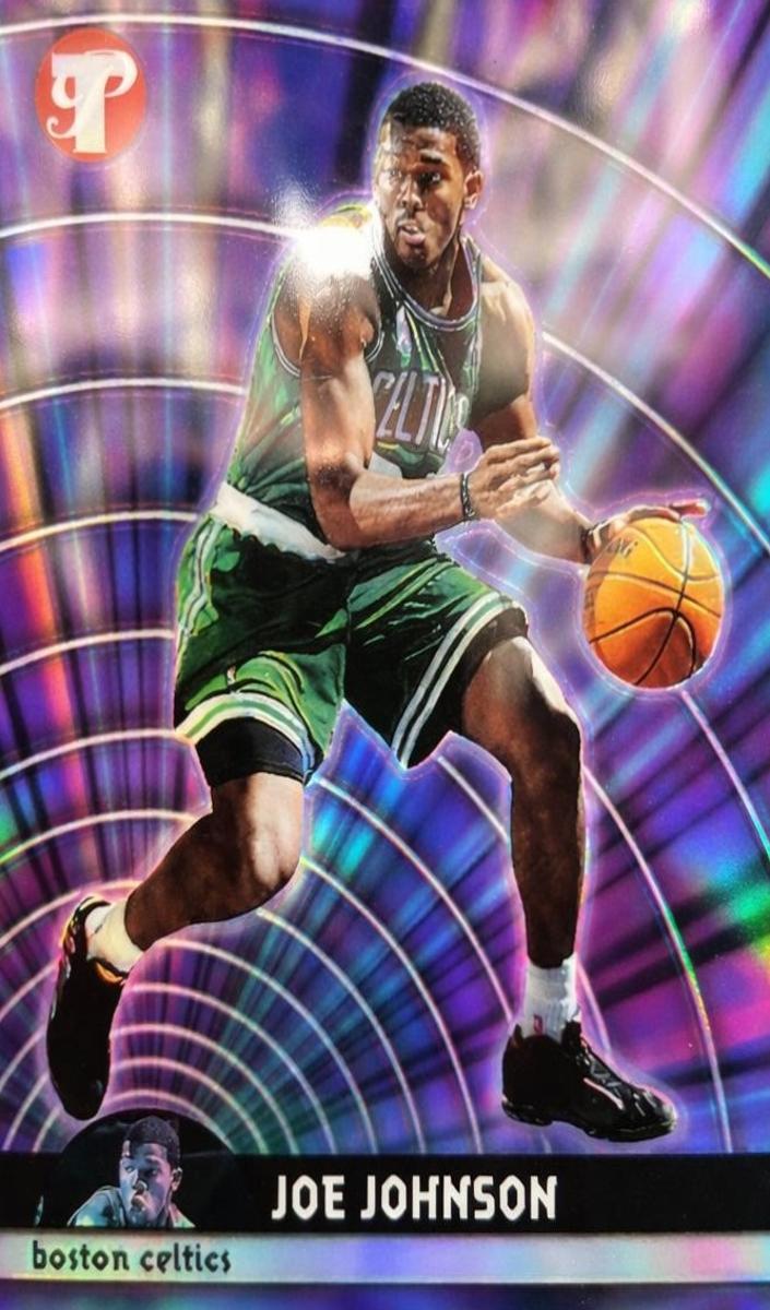 2001 Topps Pristine Basketball Refractor Joe Johnson #74 PSA 9