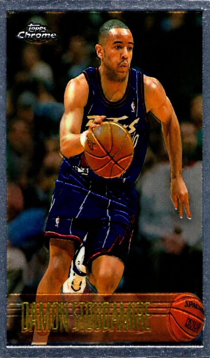 1996 Topps Chrome Basketball Damon Stoudamire #20