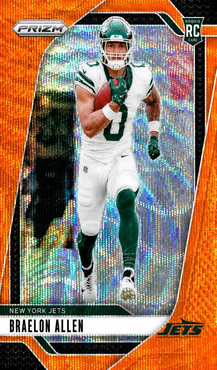 2024 Panini Prizm Football Orange Wave Braelon Allen #311 CGC 9