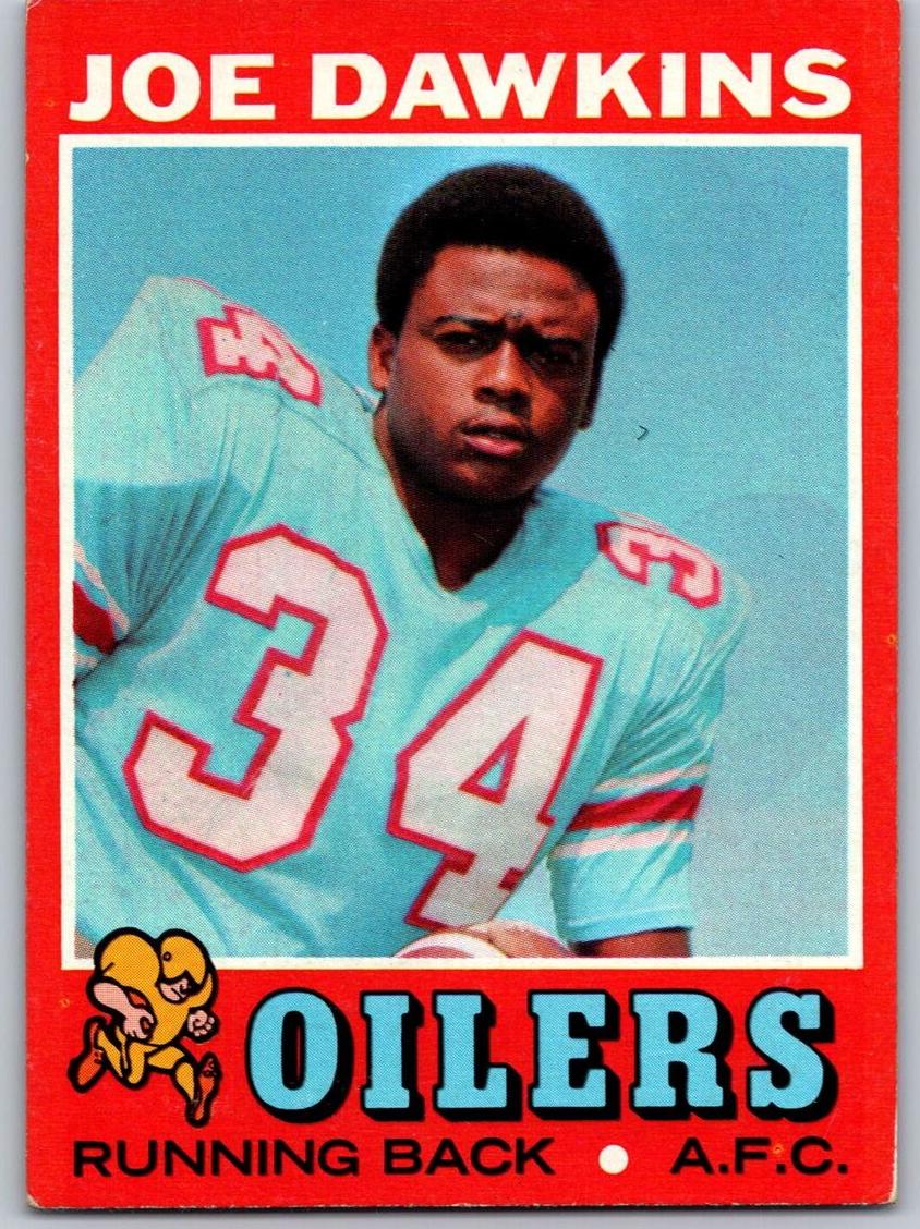 1971 Topps Football Joe Dawkins #141