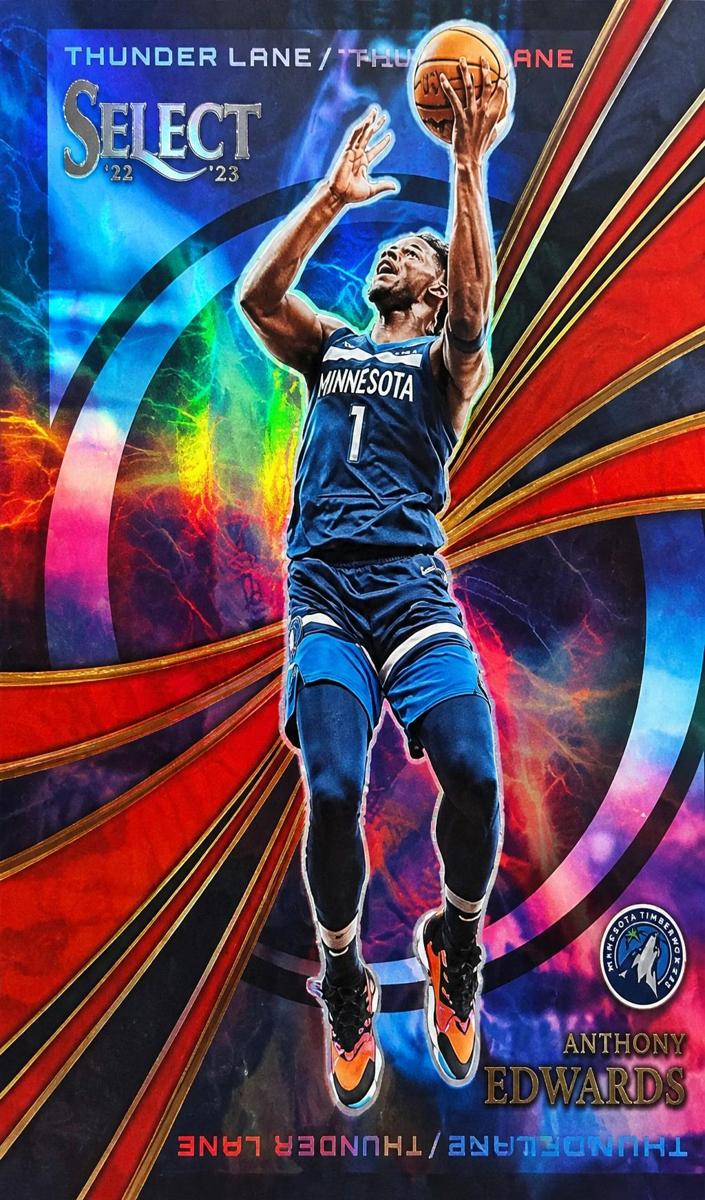 2022 Panini Select Basketball Red Anthony Edwards #12