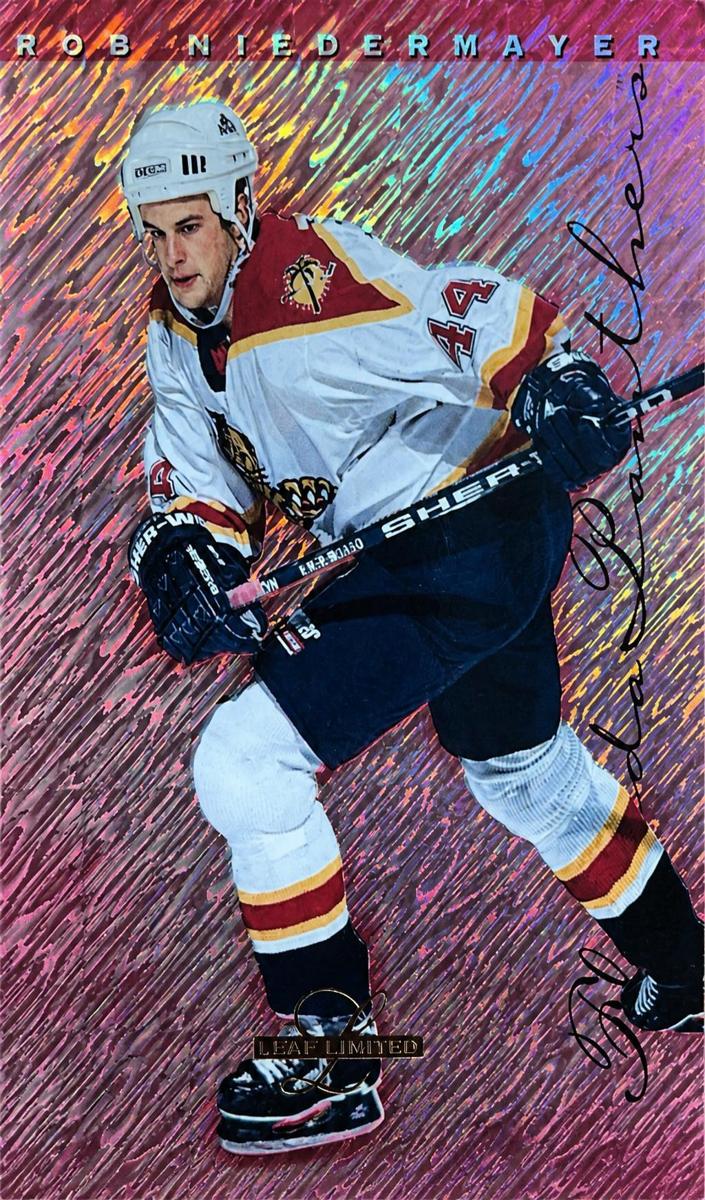 1995 Leaf Limited Hockey Rob Niedermayer #35