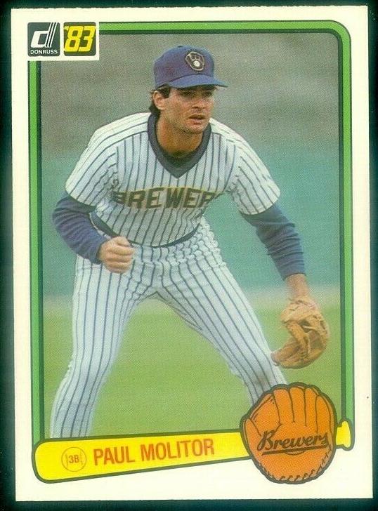 1983 Donruss Baseball Paul Molitor #484 PSA 9