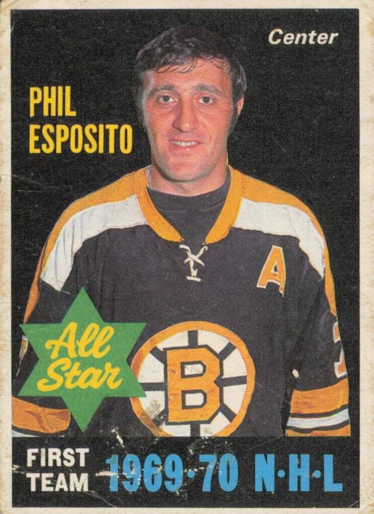 1970 O-Pee-Chee Hockey Phil Esposito #237 SGC 6