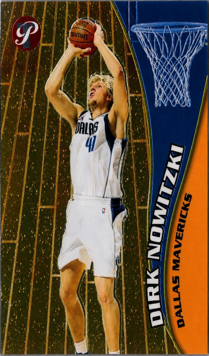 2001 Topps Pristine Basketball Dirk Nowitzki #5 PSA 8.5