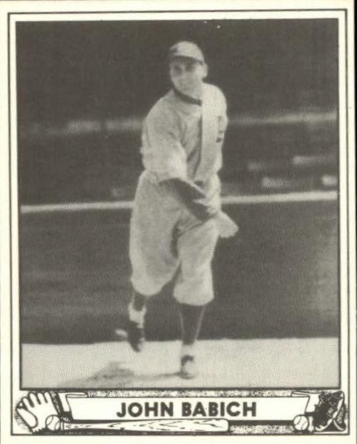 1940 Play Ball Baseball John Babich #191