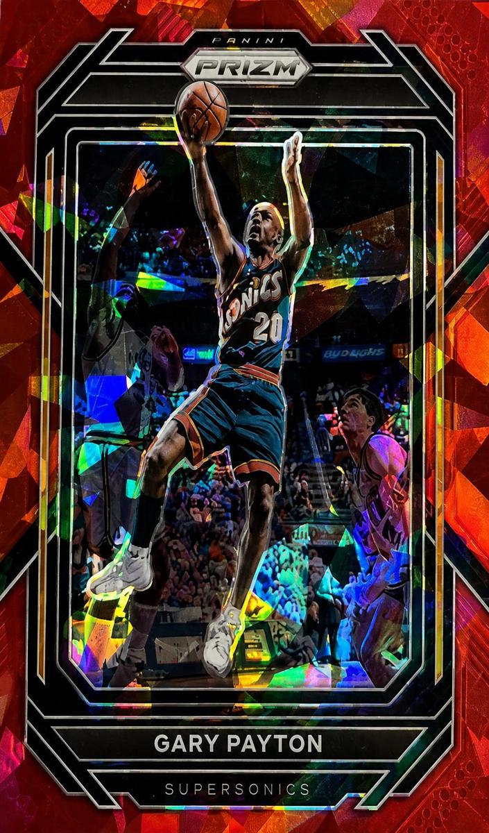 2022 Panini Prizm Basketball Red Ice Gary Payton #283