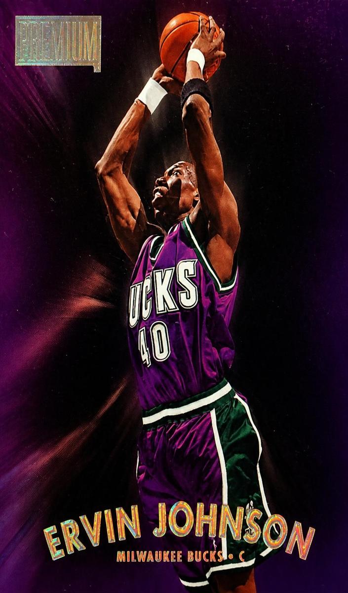 1997 Skybox Premium Basketball Ervin Johnson #176