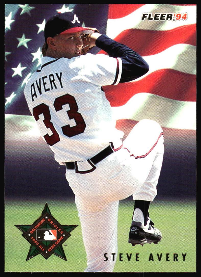 1994 Fleer Baseball Steve Avery #26