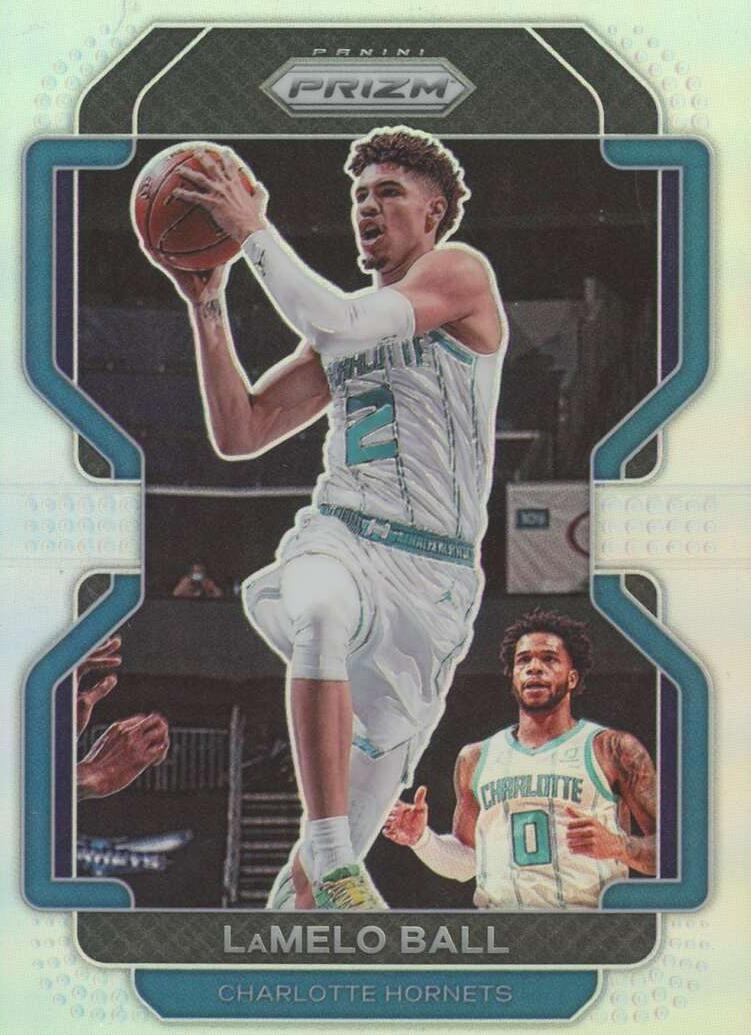 2021 Panini Prizm Basketball Prizms Silver LaMelo Ball #185