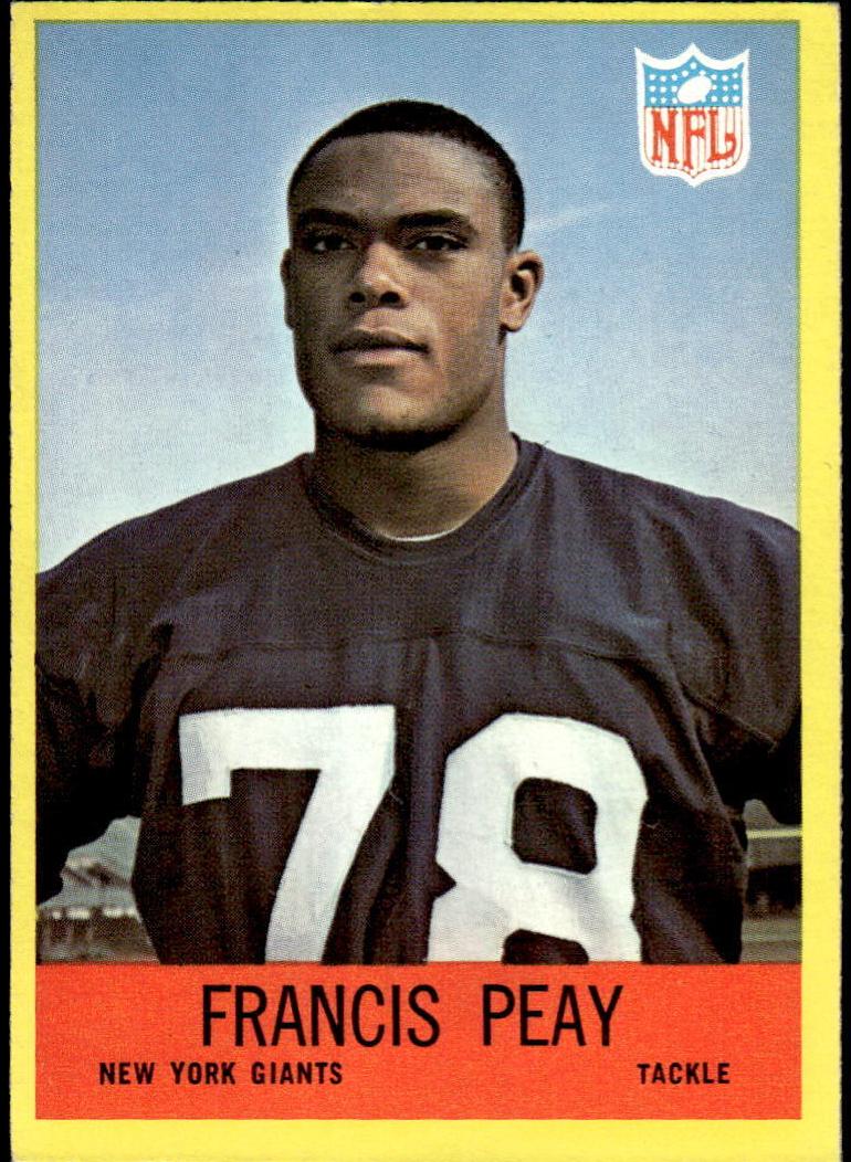 1967 Philadelphia Football Francis Peay #117