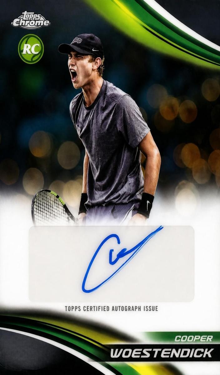 2025 Topps Chrome Tennis Cooper Woestendick #CA-CWK RAW Ungraded