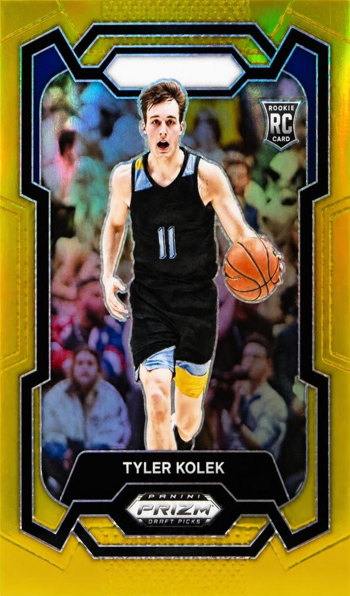 2024 Panini Prizm Draft Picks Basketball Gold Tyler Kolek #7