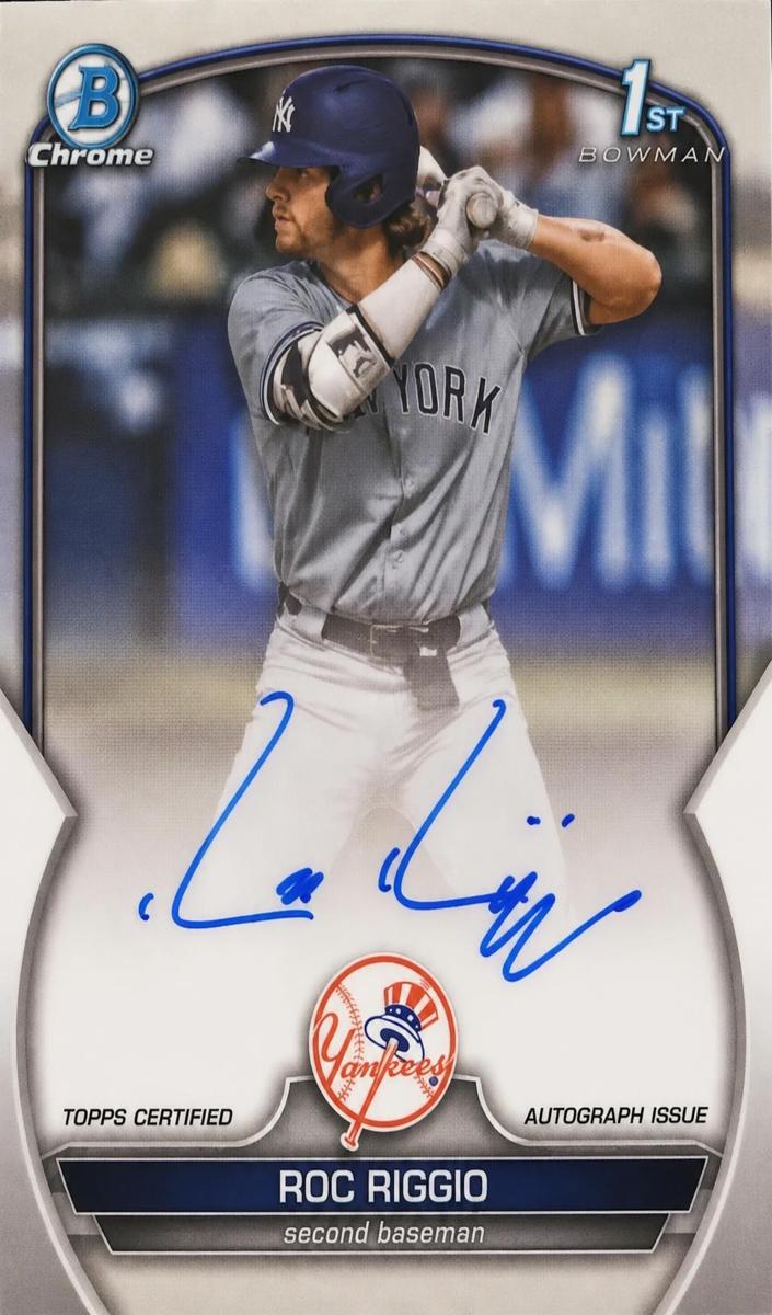 2023 Bowman Draft Chrome Baseball Refractor Roc Riggio #CDA-RR