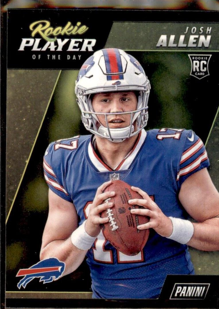 2018 Panini Player of the Day Football Josh Allen #R2 PSA 9