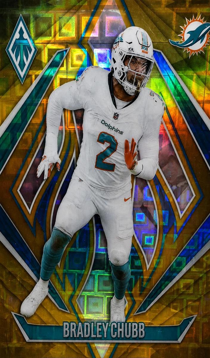 2024 Panini Phoenix Football Gold Pandora Bradley Chubb #15
