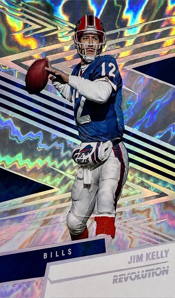2025 Panini Revolution Football Lightning Jim Kelly #154