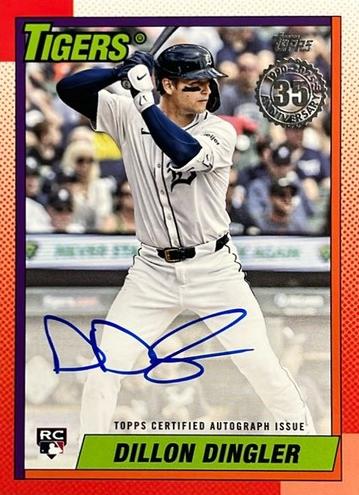2025 Topps Baseball Dillon Dingler #90B2-DD PSA 9