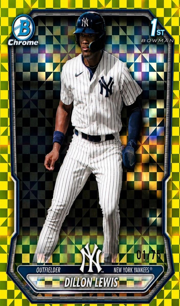 2026 Bowman Baseball Yellow X-Fractor Dillon Lewis #BCP-148