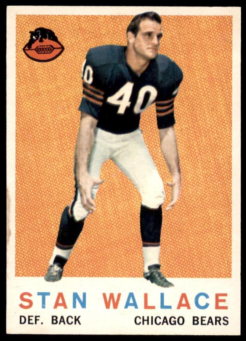 1959 Topps Football Stan Wallace #159 PSA 6.5