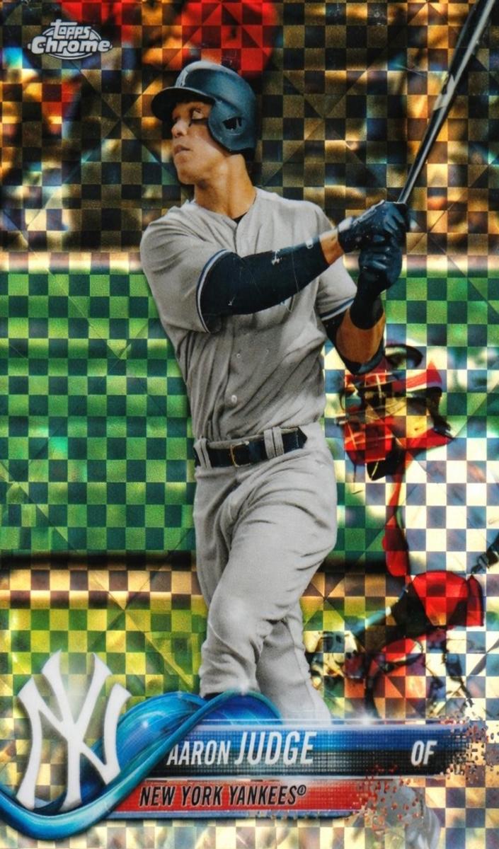 2018 Topps Chrome Baseball X-Fractor Aaron Judge #1 PSA 10