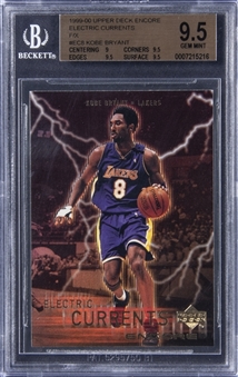 1999 Upper Deck Encore Basketball F/X Kobe Bryant #EC8 BGS 9