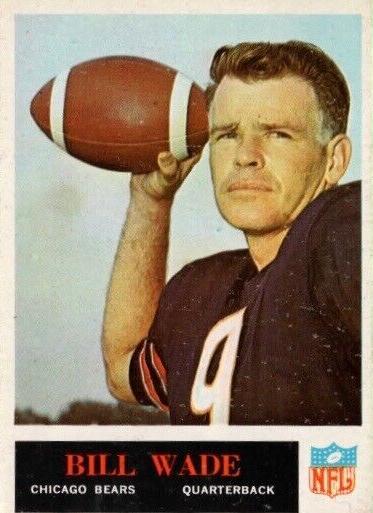 1965 Philadelphia Football Bill Wade #26