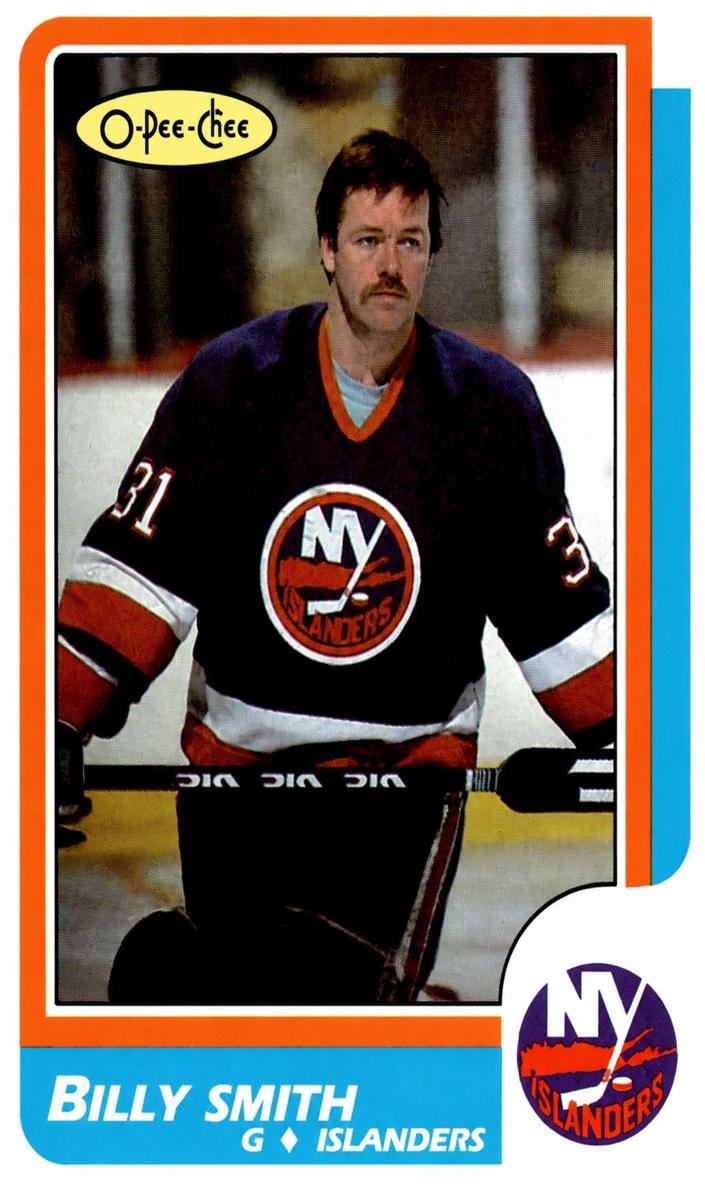 1986 O-Pee-Chee Hockey Billy Smith #228