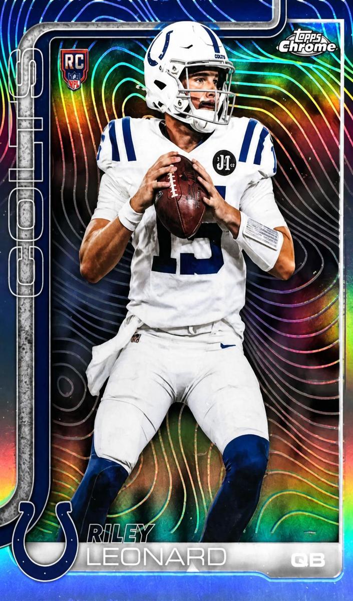 2025 Topps Chrome Football Riley Leonard #318