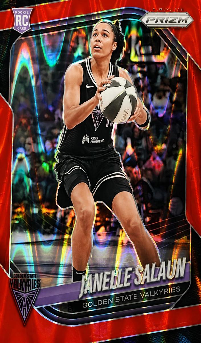 2025 Panini Prizm WNBA Basketball Red Seismic Janelle Salaun #20