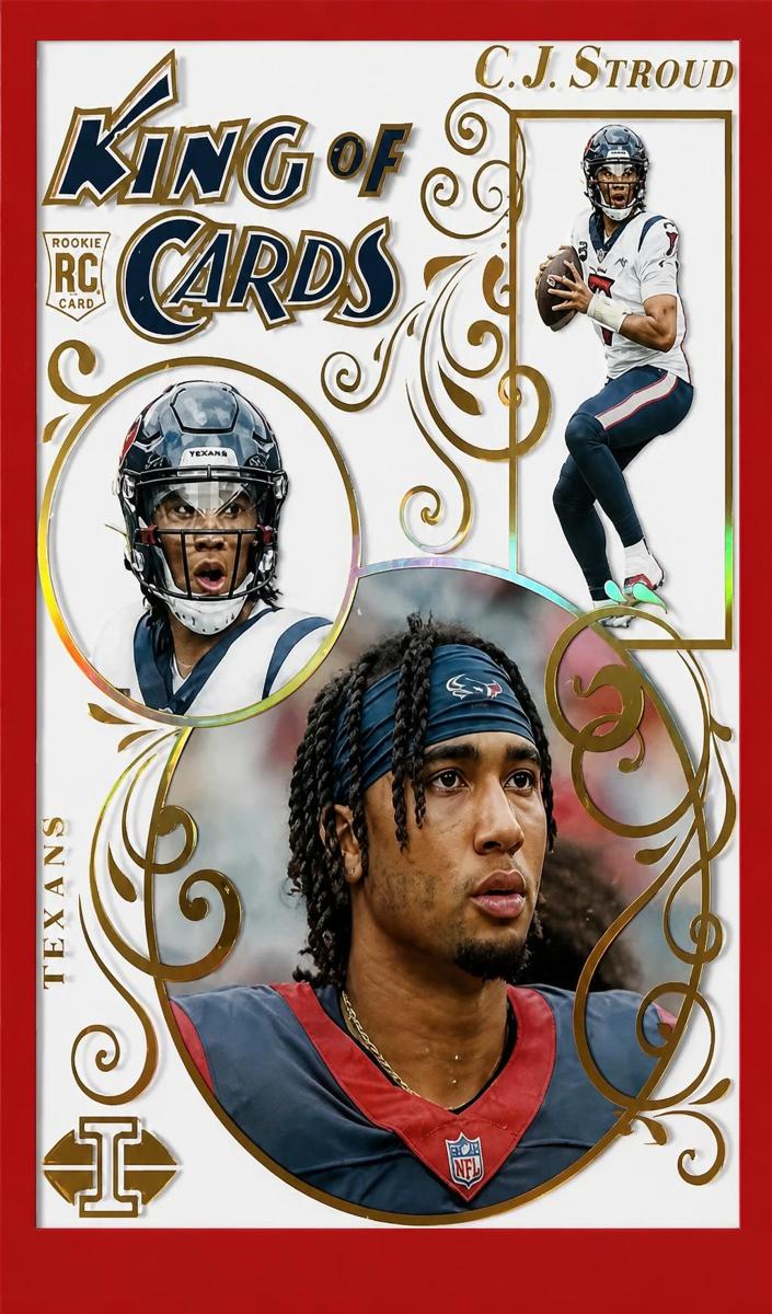 2023 Panini Illusions Football Red C.J. Stroud #17