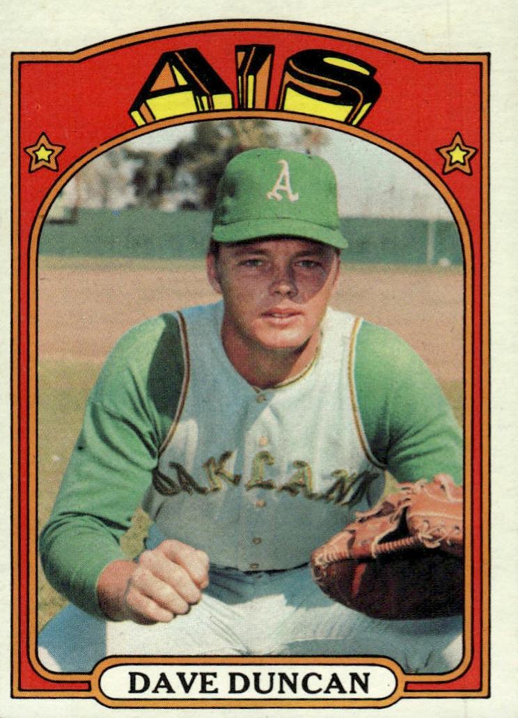 1972 Topps Baseball Dave Duncan #17
