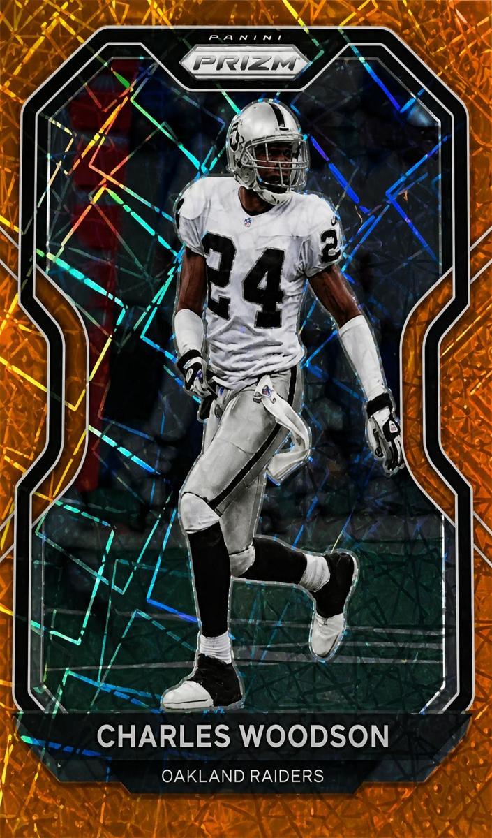 2020 Panini Prizm Football Lazer Charles Woodson #138 PSA 10