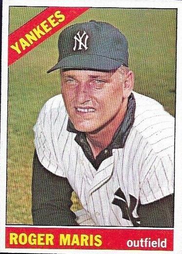 1966 Topps Baseball Roger Maris #365 PSA 8