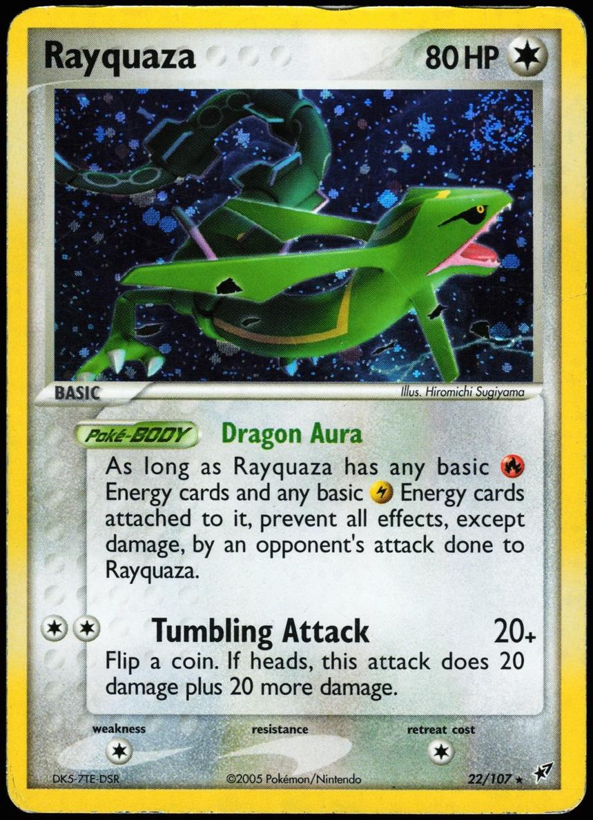 2005 Pokemon EX Deoxys Rayquaza #22