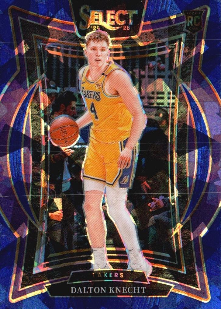 2024 Panini Select Basketball Blue Cracked Ice Dalton Knecht #91