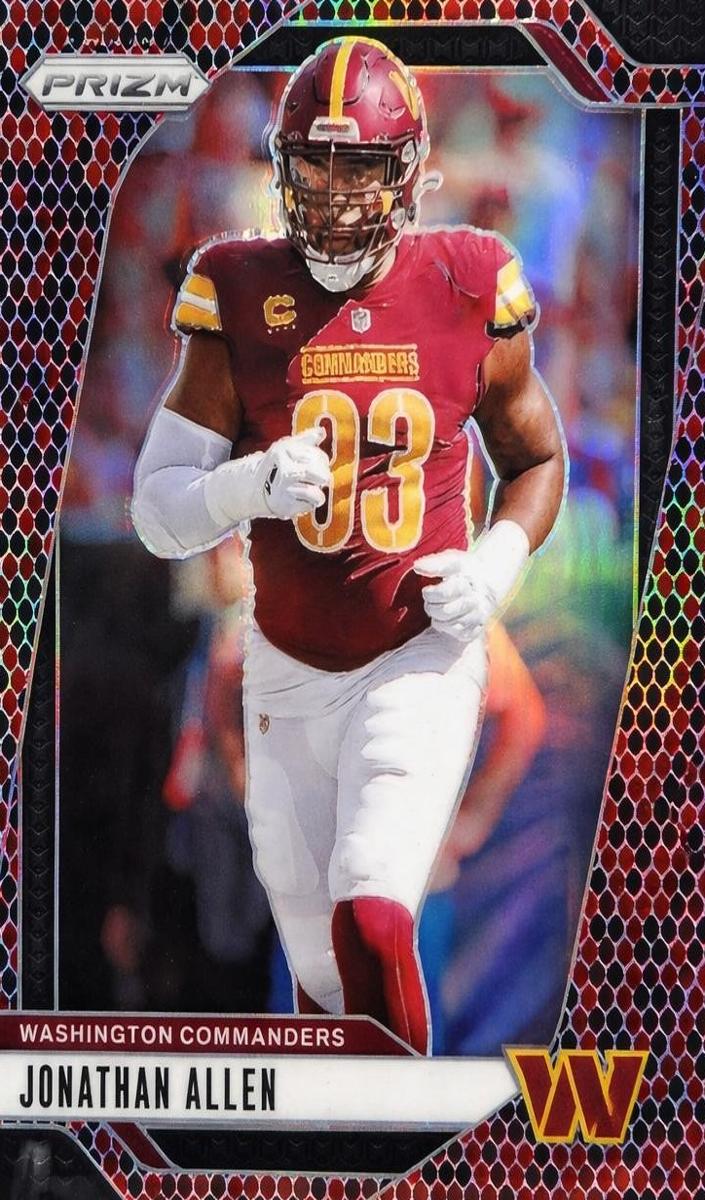 2024 Panini Prizm Football Snakeskin Jonathan Allen #292