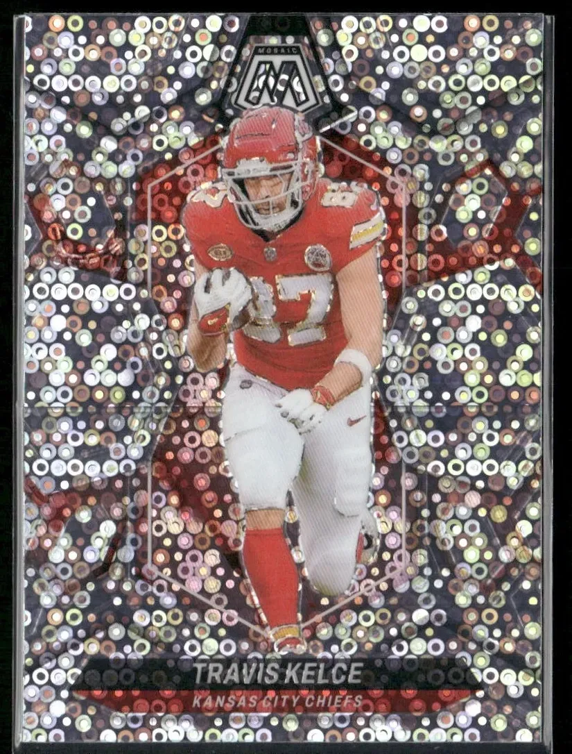 2024 Panini Mosaic Football No Huddle Silver Travis Kelce #110